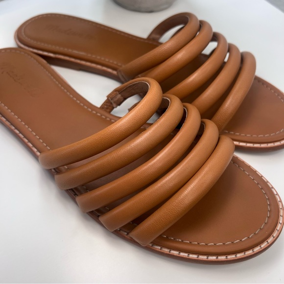 Madewell Addie Slide Sandals Tan 9.5 - Picture 6 of 8